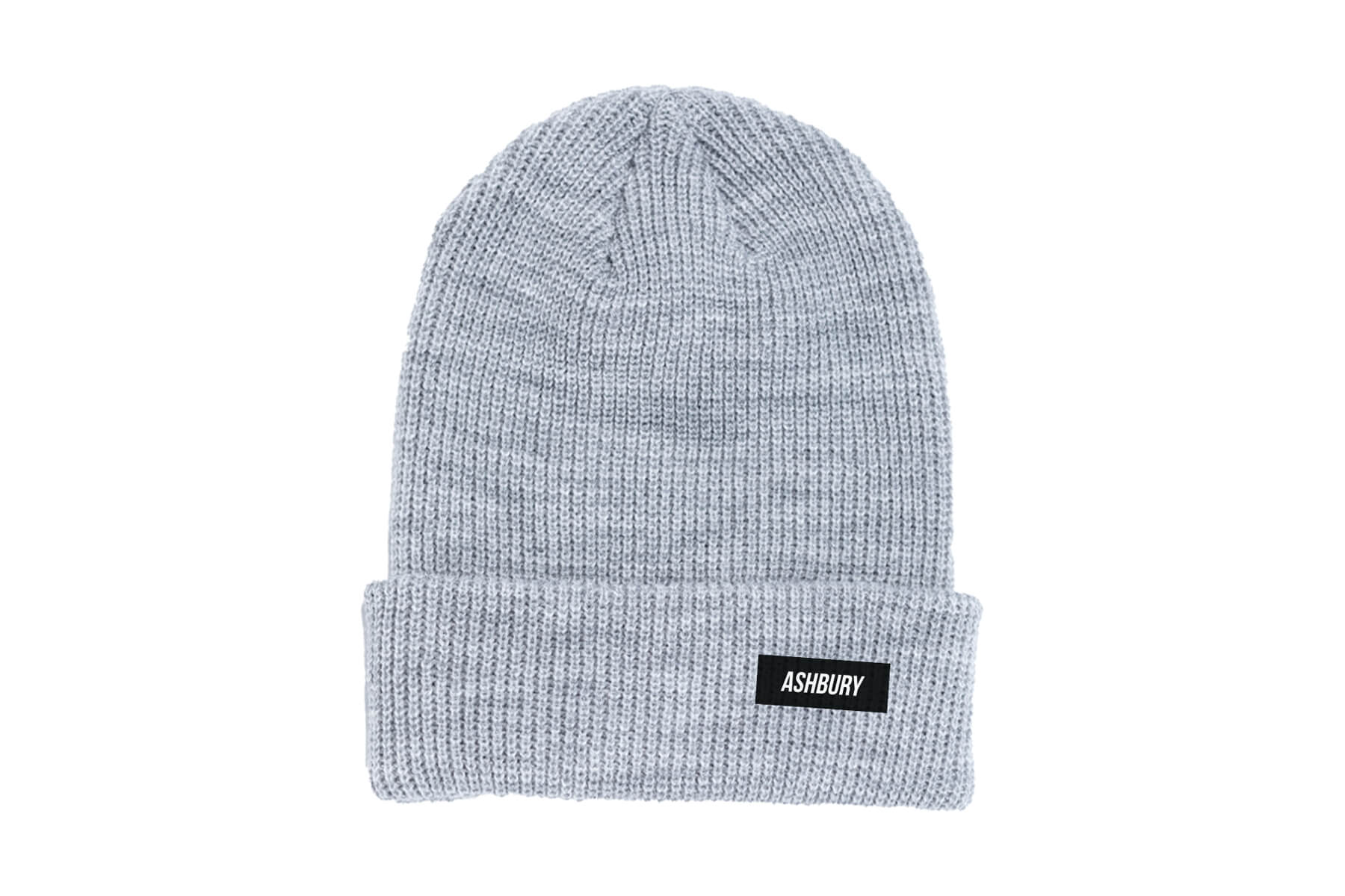 ITALIC TALL BEANIE GREY