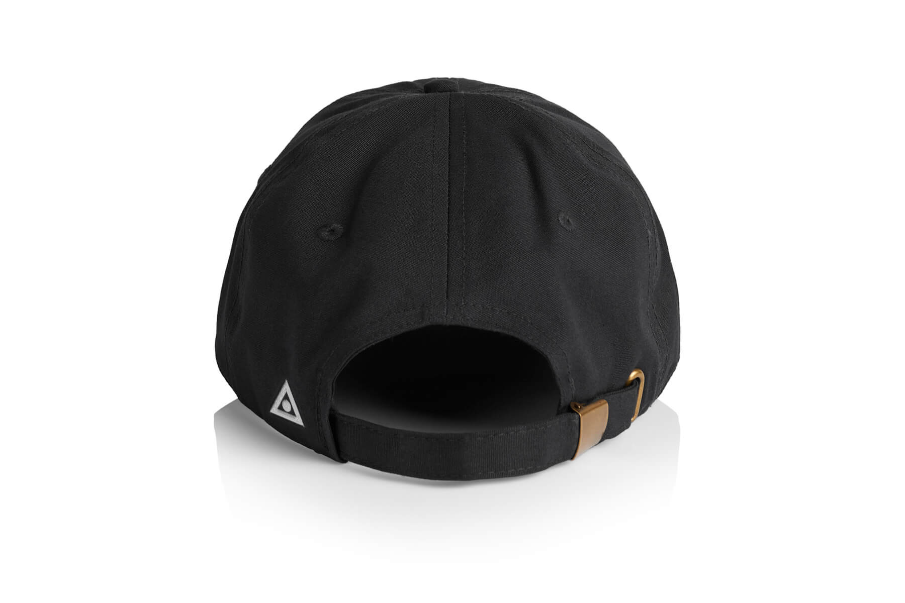 SIX PANEL CAP CANVAS BLACK