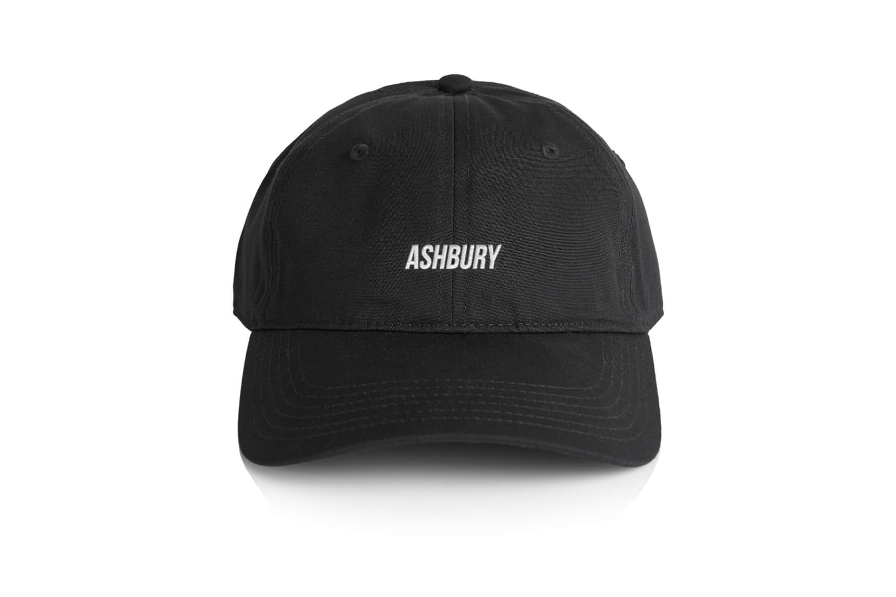 SIX PANEL CAP CANVAS BLACK